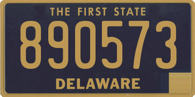 DE license plate 890573