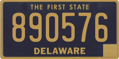DE license plate 890576