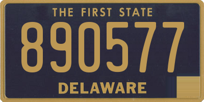 DE license plate 890577