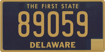 DE license plate 89059