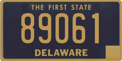 DE license plate 89061