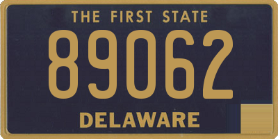 DE license plate 89062
