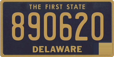 DE license plate 890620