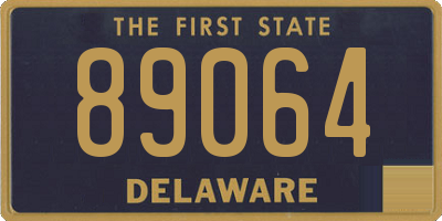 DE license plate 89064