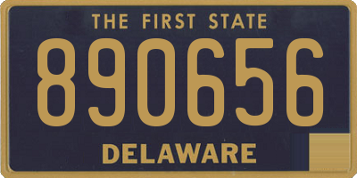 DE license plate 890656