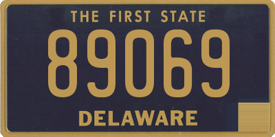 DE license plate 89069