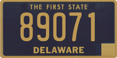DE license plate 89071