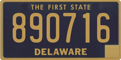 DE license plate 890716