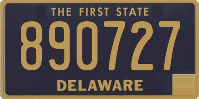 DE license plate 890727