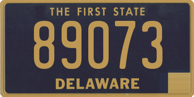 DE license plate 89073