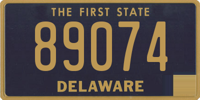 DE license plate 89074