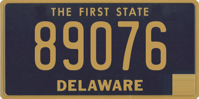 DE license plate 89076