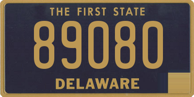 DE license plate 89080