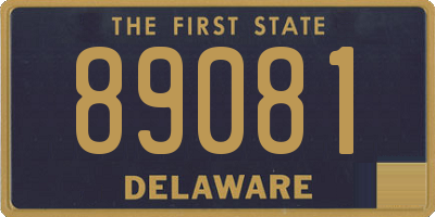 DE license plate 89081