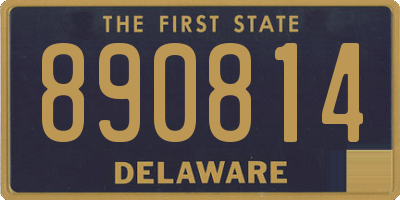 DE license plate 890814
