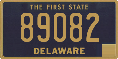 DE license plate 89082