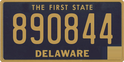 DE license plate 890844