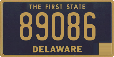 DE license plate 89086