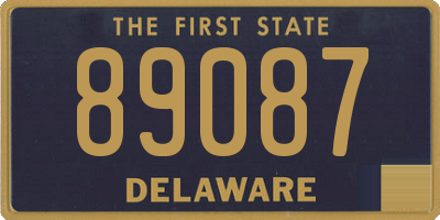 DE license plate 89087