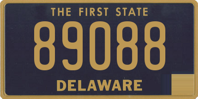 DE license plate 89088