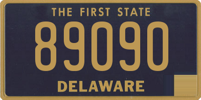DE license plate 89090