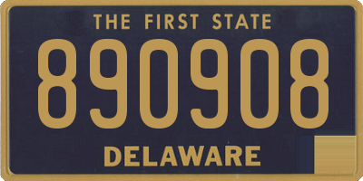 DE license plate 890908