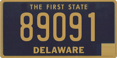 DE license plate 89091