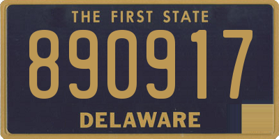 DE license plate 890917