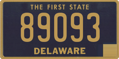 DE license plate 89093