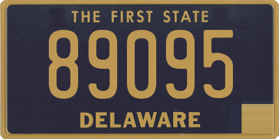 DE license plate 89095