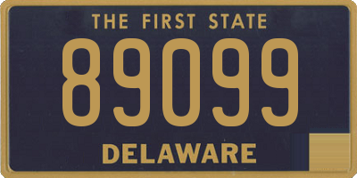 DE license plate 89099