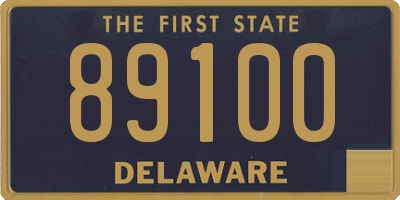 DE license plate 89100