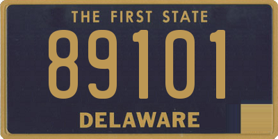DE license plate 89101