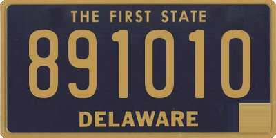 DE license plate 891010
