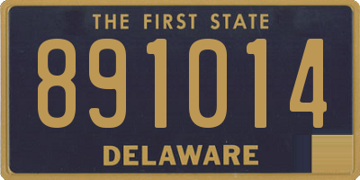 DE license plate 891014