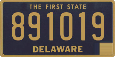 DE license plate 891019