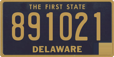 DE license plate 891021