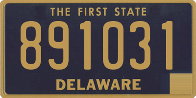 DE license plate 891031