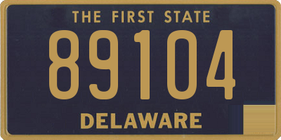 DE license plate 89104