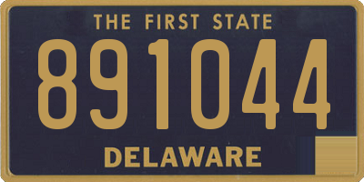 DE license plate 891044