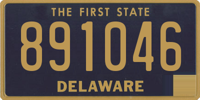 DE license plate 891046