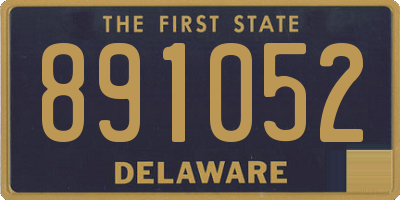 DE license plate 891052