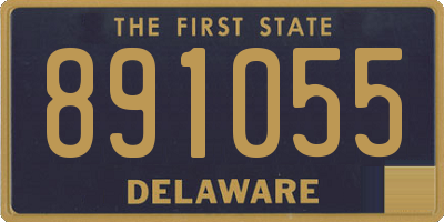 DE license plate 891055