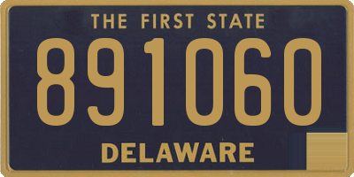 DE license plate 891060