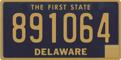 DE license plate 891064