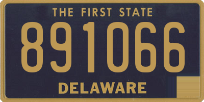 DE license plate 891066
