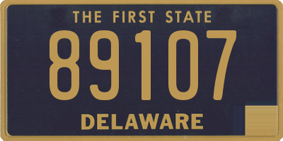 DE license plate 89107