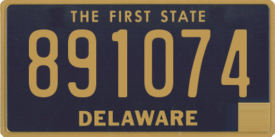 DE license plate 891074