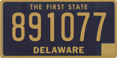 DE license plate 891077