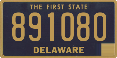DE license plate 891080